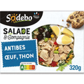 Sodebo Salade & Compagnie Antibes Thon Crudités Riz 320g