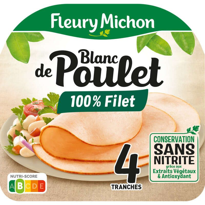 Fleury Michon Blanc de Poulet Sans Nitrite 130g