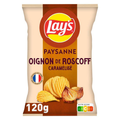 Lay's Chips Paysanne Saveur Oignons de Roscoff Caramélisés 120g
