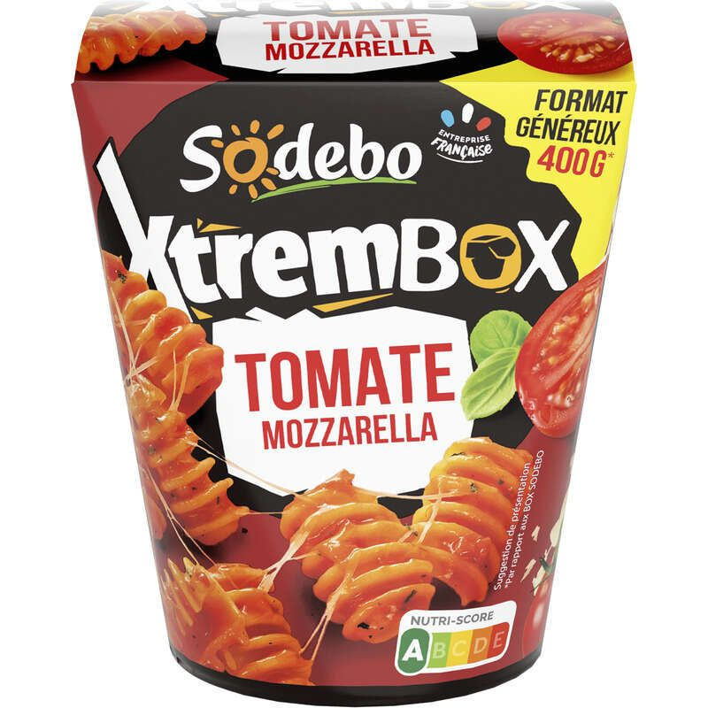 Sodebo Pâtes  Tomates Et Mozzarella 400 g