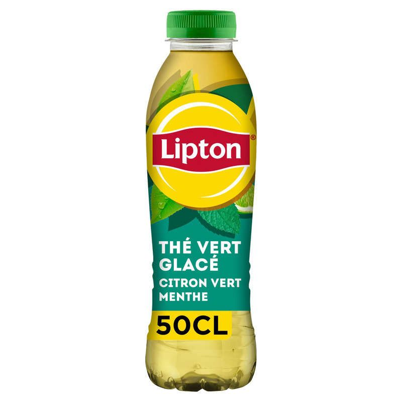 Lipton Green Ice Tea Saveur Citron Vert Menthe 500 Ml