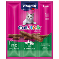 Vitakraft Cat-Stick Mini, Aliment Complémentaire Pour Chat , Canard & Lapin 18g