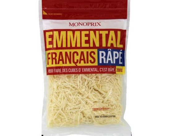 Monoprix Emmental français râpé 200g