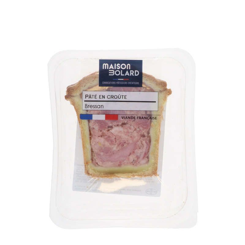 Bolard Pâté en croûte Bressan porc et volaille 100g