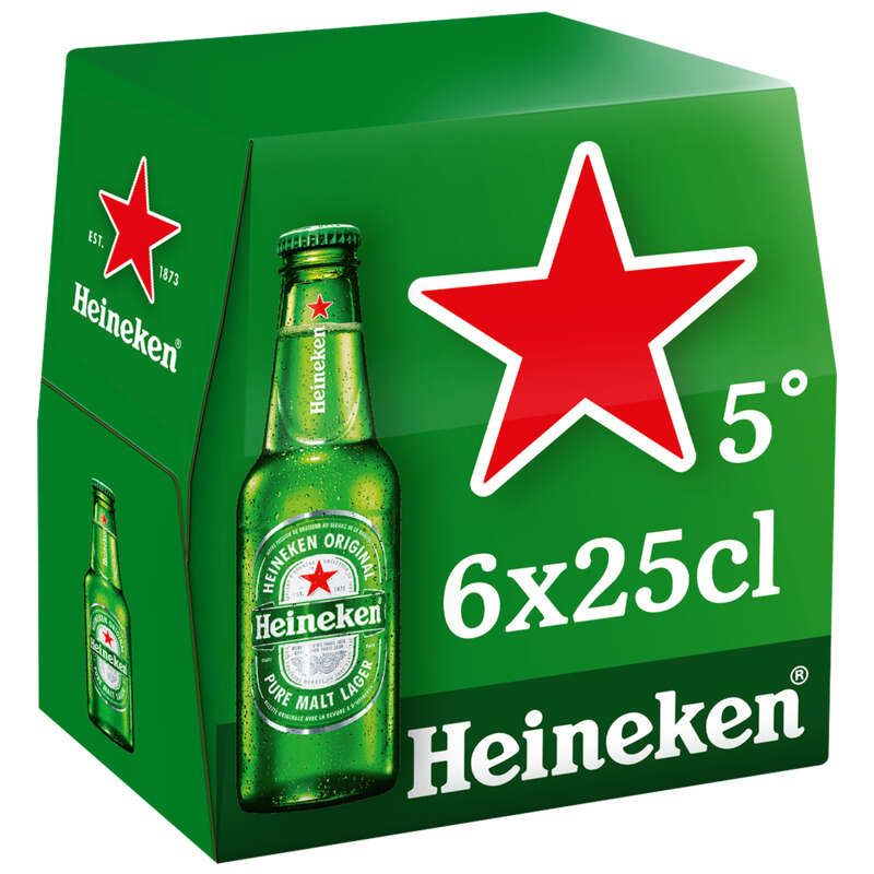 Heineken Bière Blonde 6x25cl
