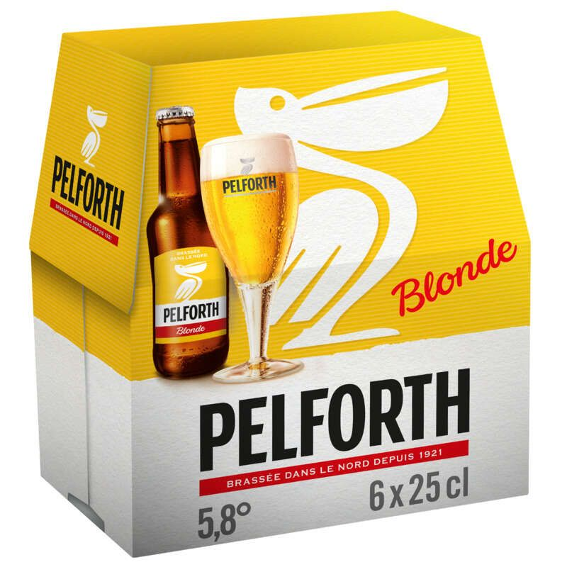 Pelforth Bière Blonde du Nord  6x25cl