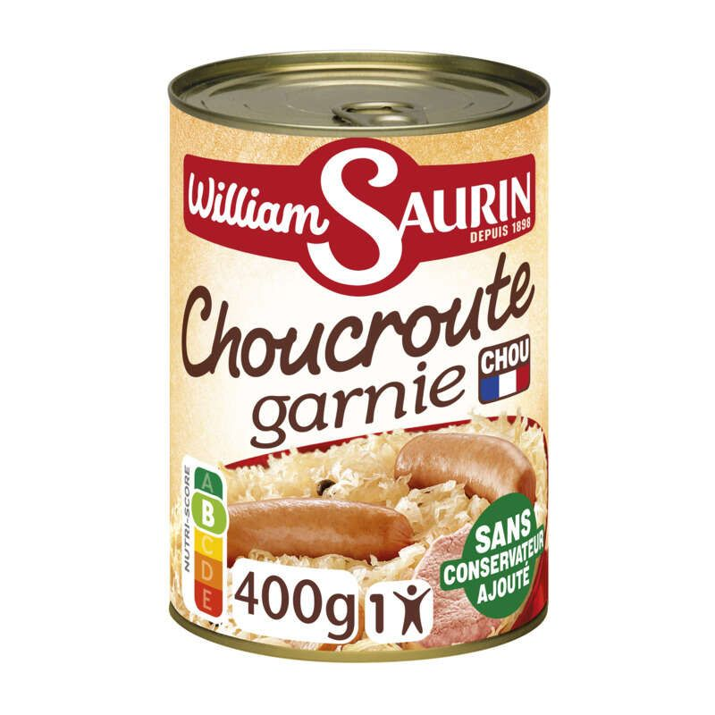 William Saurin Choucroute garnie 400g