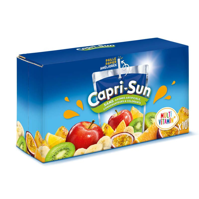 Capri-Sun Multivitaminés Boisson aux fruits plate 10x20cl