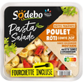 Sodebo Pasta Salade Pâtes Fraiches Poulet Rôti Comté Aop Tomates Marinées 250g