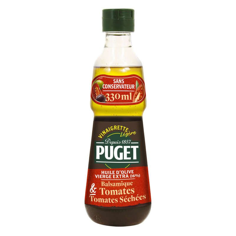 Puget Vinaigrette Légère Balsamique Tomates Séchées 330ml