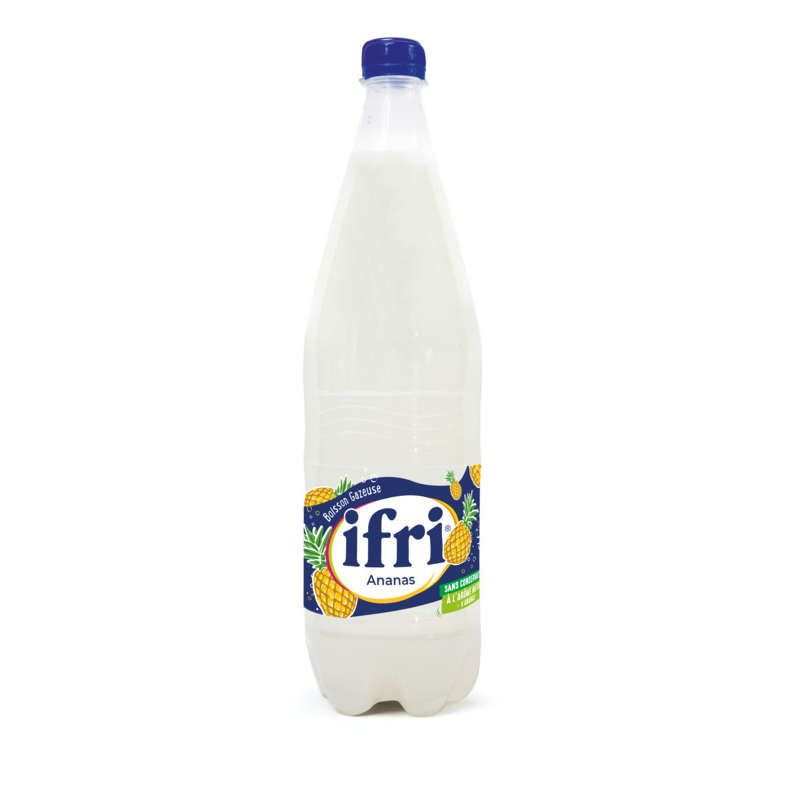 Ifri Boisson gazeuse aromatisée à l'ananas 1,25l