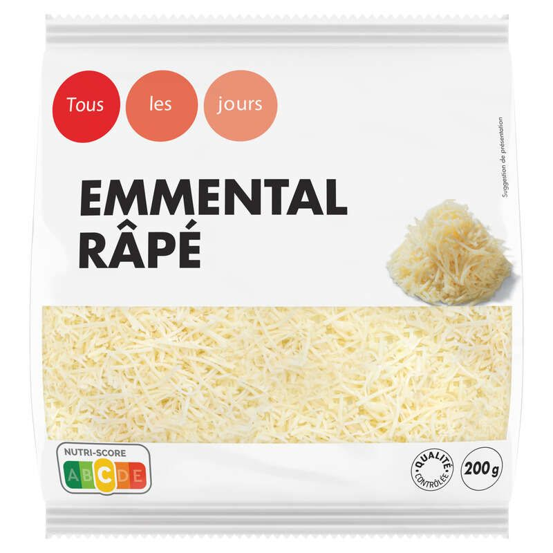 Tous les Jours Emmental Râpé 200g