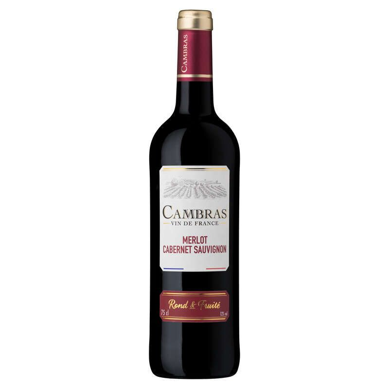 Cambras Cabernet Sauvignon Merlot vin rouge 75cl