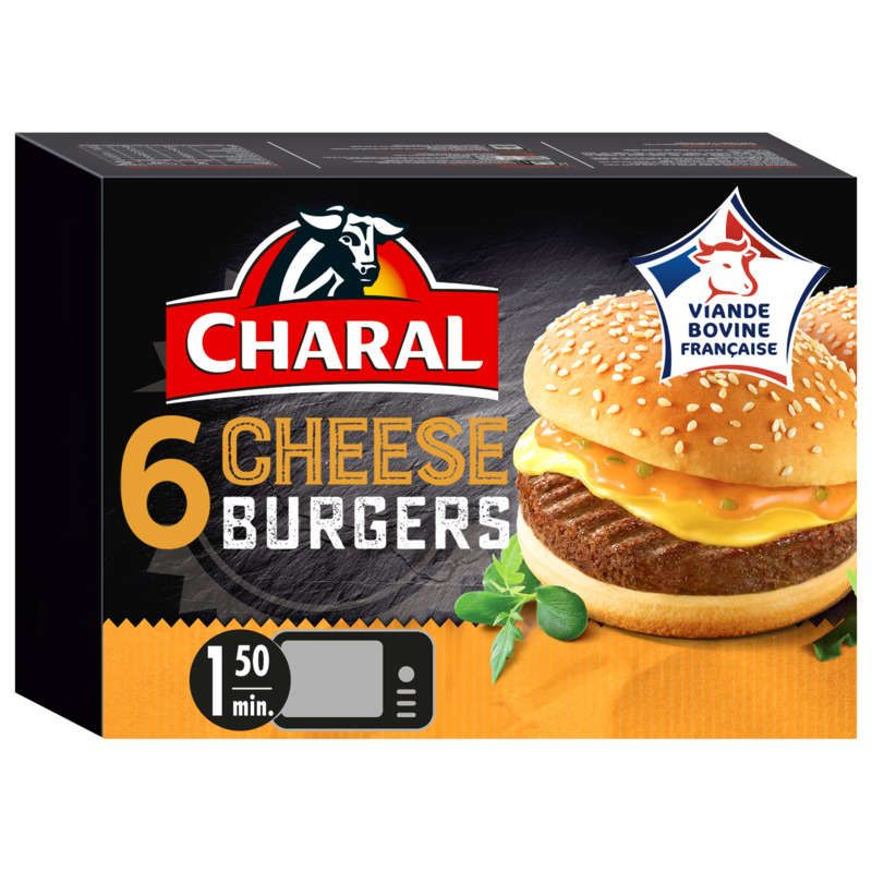 Charal Cheese Burgers 6x140g