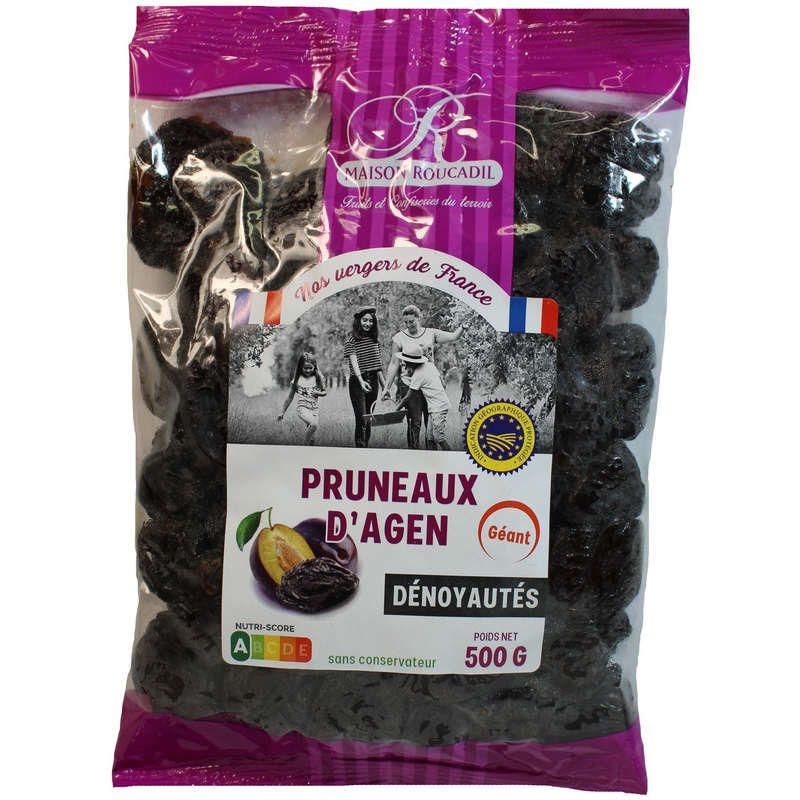 Roucadil Pruneaux d'Agen dénoyautés géant 500g