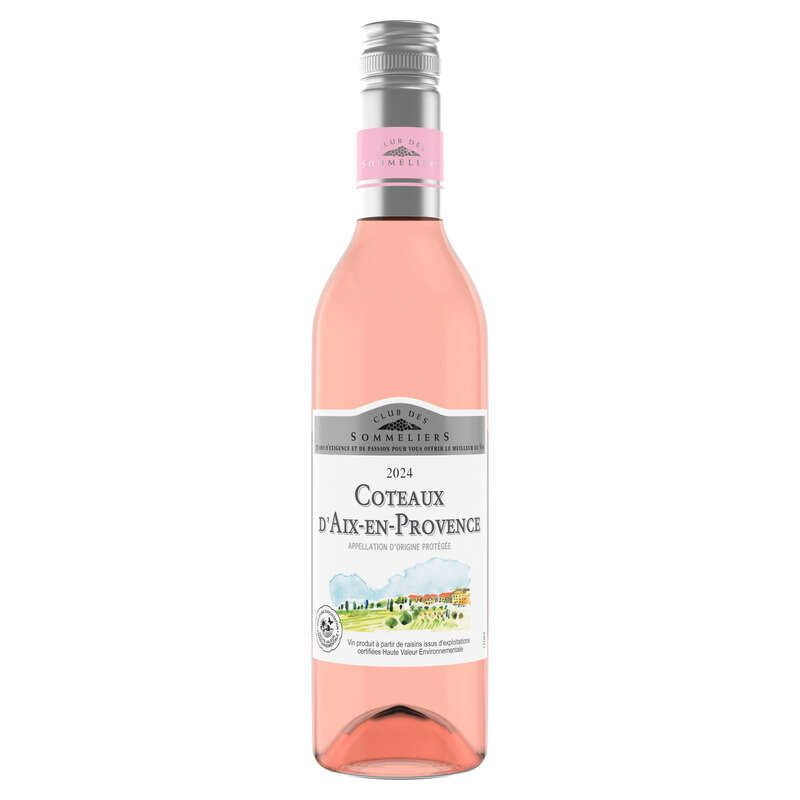 Club des sommeliers coteaux aix-en-provence rosé 37,5cl