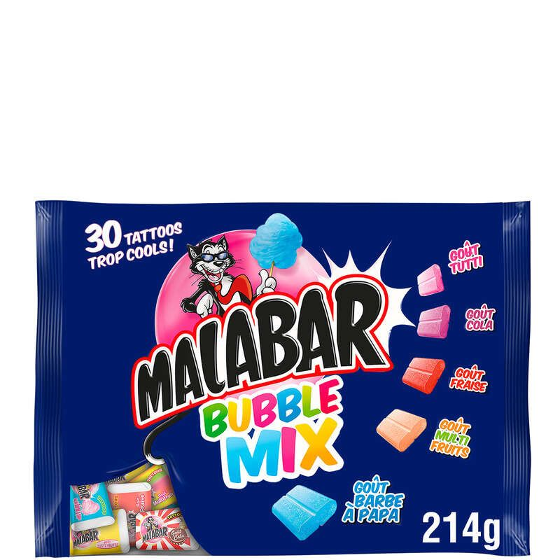 Malabar Chewing-Gum Bubble Mix 210g