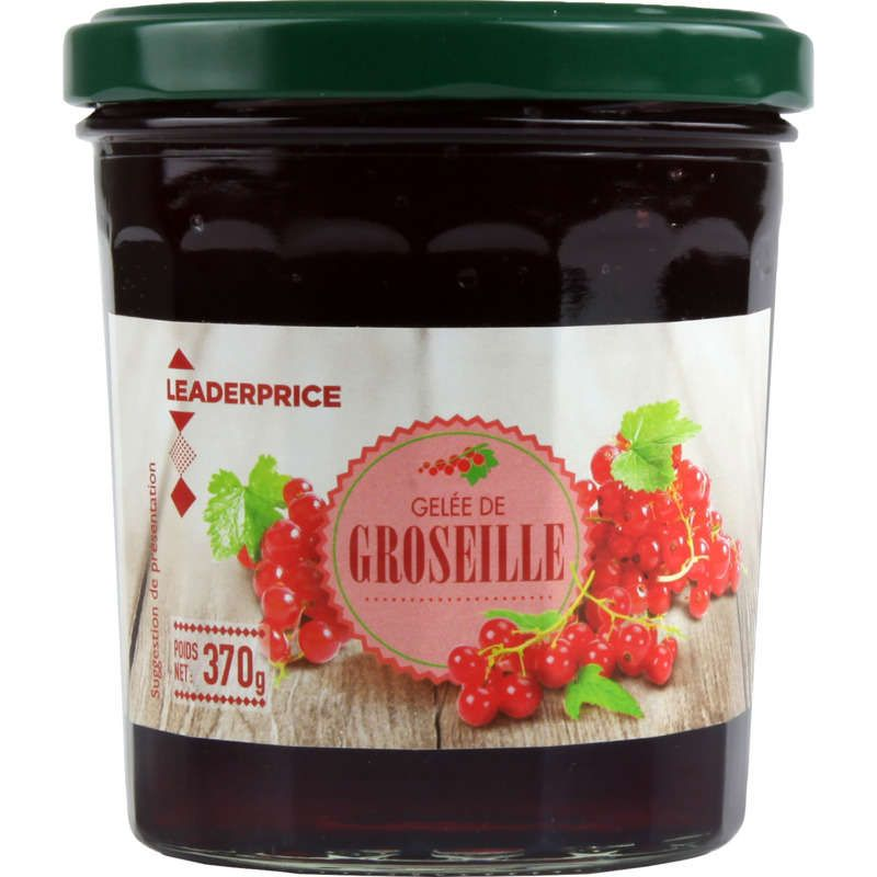 Leader Price Gelée de Groseille 370g