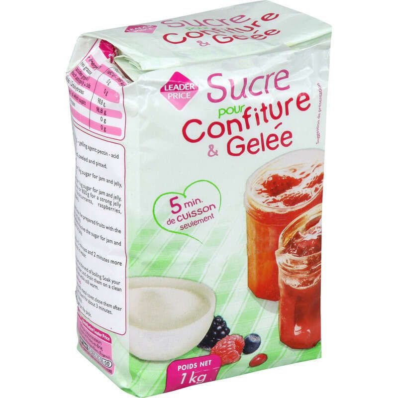 Leader Price Sucre pour confiture & Gelée 1kg