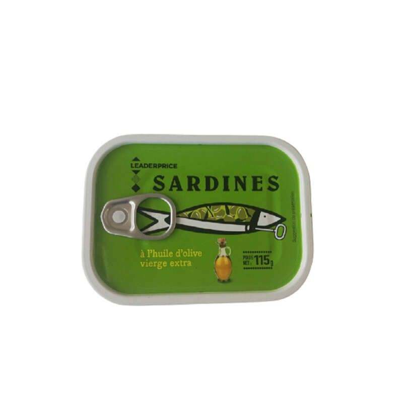 Leader Price Sardine à l’Huile d’Olive 115g