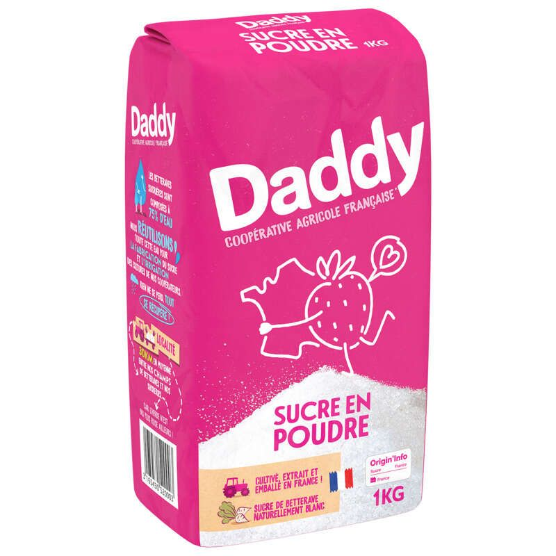 Daddy Sachet De Sucre En Poudre 1kg