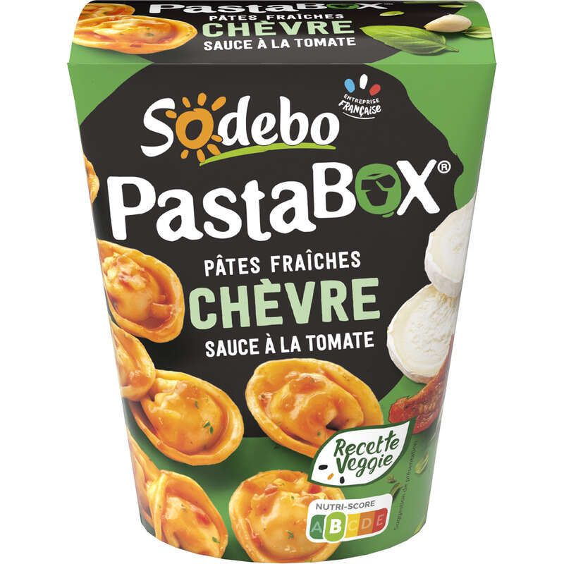 Sodebo Pasta Box Tortellini Chèvre sauce à La Tomate 280g