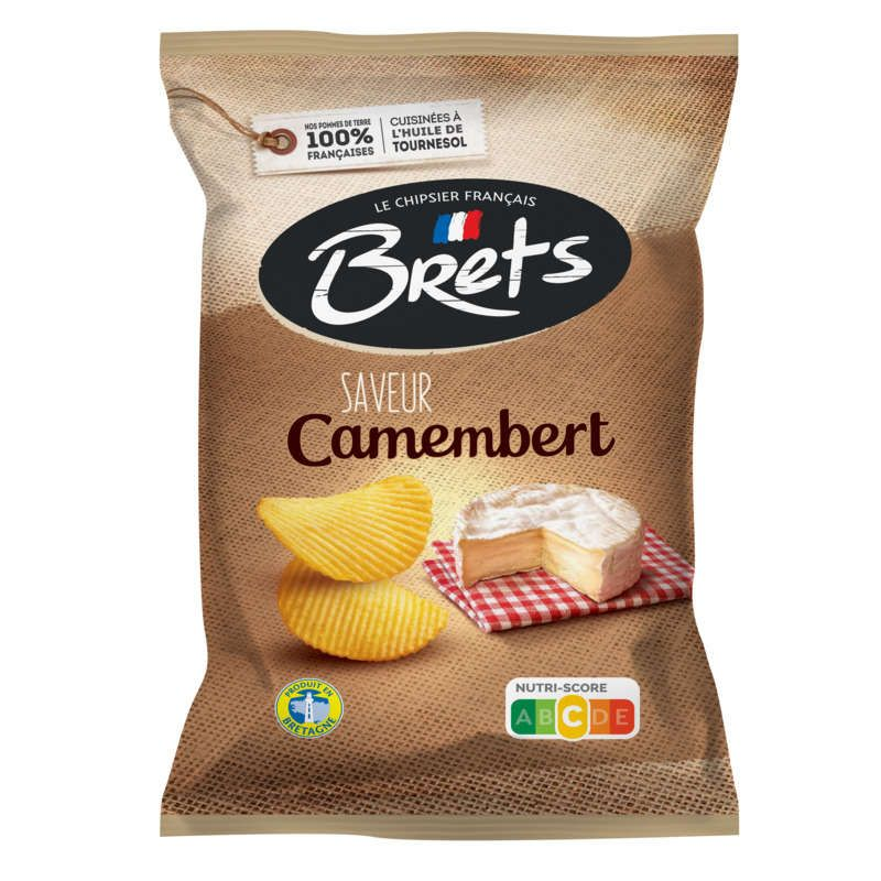Brets Chips Saveur Camembert 125g