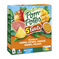 Pom'potes Compote multifruits tropical Le pack de 4x90g