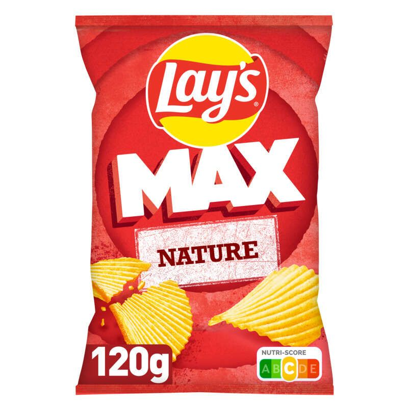 Lay's Chips Craquantes Max Nature 120 g