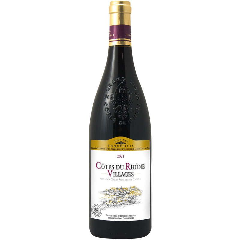 Club des Sommeliers Côte du Rhône Villages Rouge 75cl