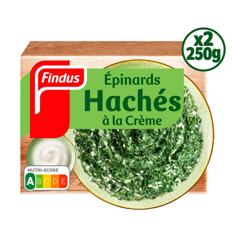 Findus Épinards hachés à la crème fraîche 500g