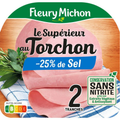 Fleury Michon Jambon Le Torchon -25% De Sel X2