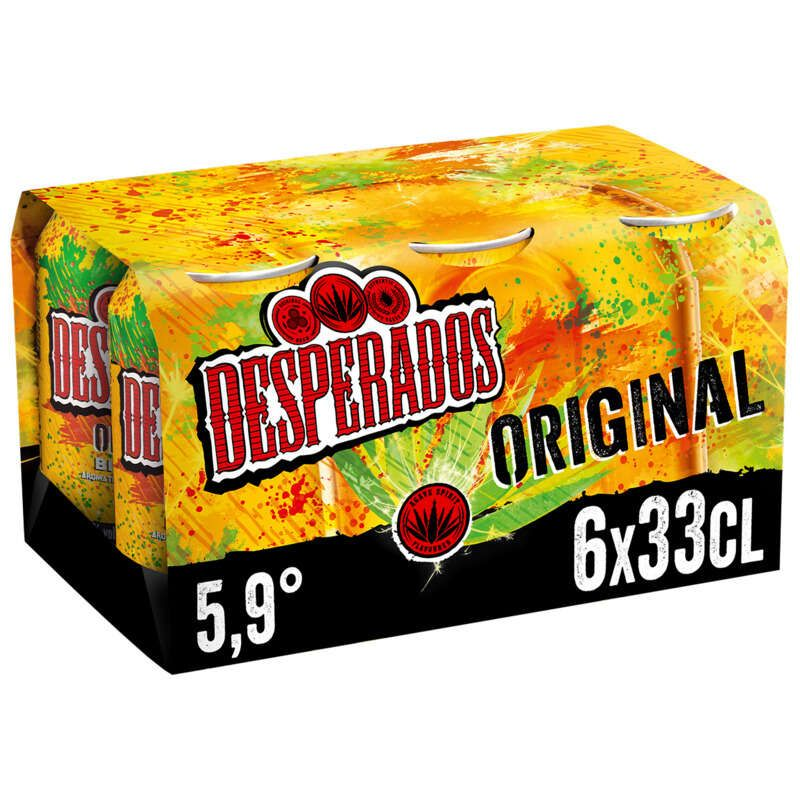 Desperados Bière Aromatisée À L'Agave 5°9 6x33cl