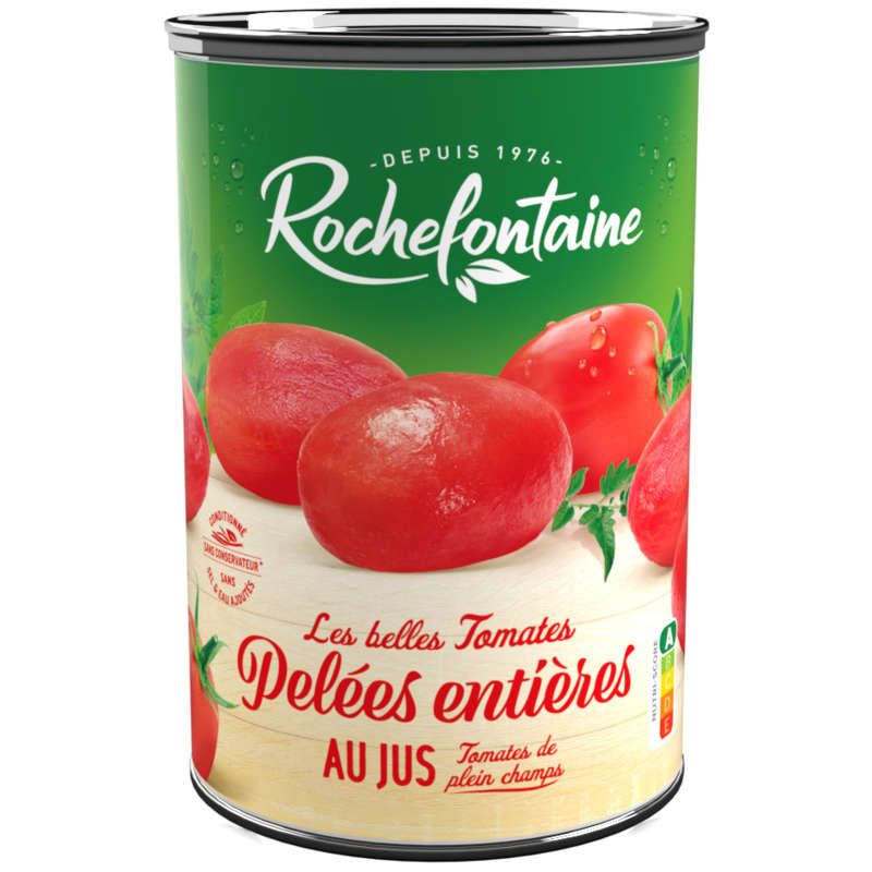 Rochefontaine Tomates pelées entières 400g