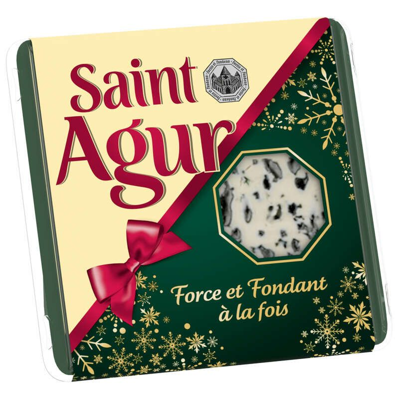 Saint Agur Force Et Fondant Fromage À Pâte Persillée 125g