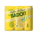 BADOIT Canettes Bulles de Fruits Citron Touche de Citron Vert 6x33CL