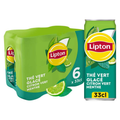 Lipton Ice Tea Thé Vert Glacé Saveur Citron Vert Menthe 6x33cl
