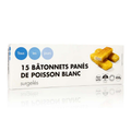 Tous les jours Bâtonnets poisson pannés x15 450g