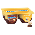 Danette Crème Dessert Saveur Vanille Et Chocolat 4x125g