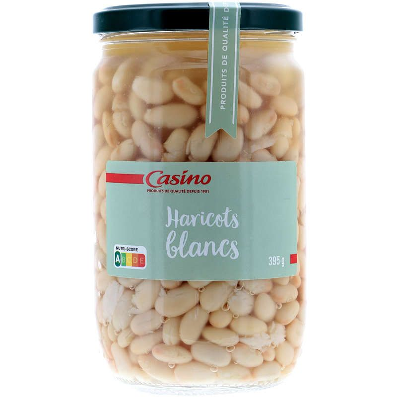 Casino Haricots blancs préparés - 395g