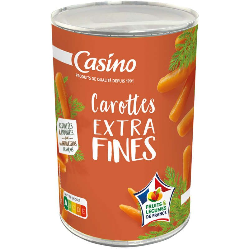 Casino Carottes extra-fines 265g