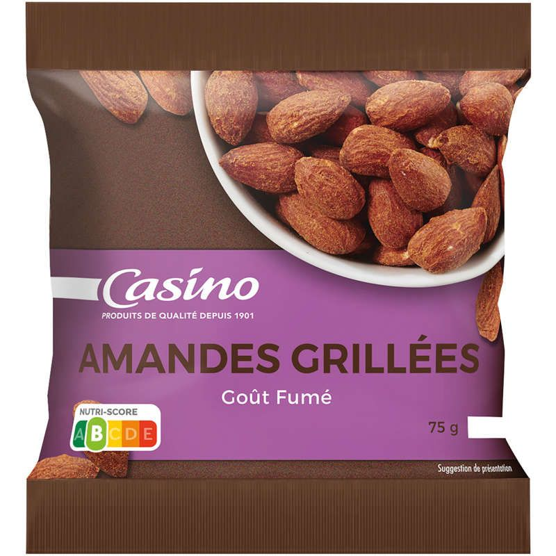 Casino Amandes grillées - Salé et fumé - 75g