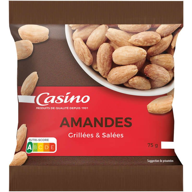 Casino Amandes grillées - Salé - 75g