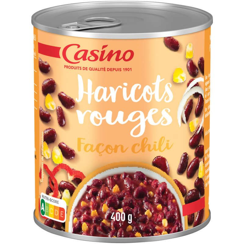 Casino Haricots rouges - Façon chili - 400g