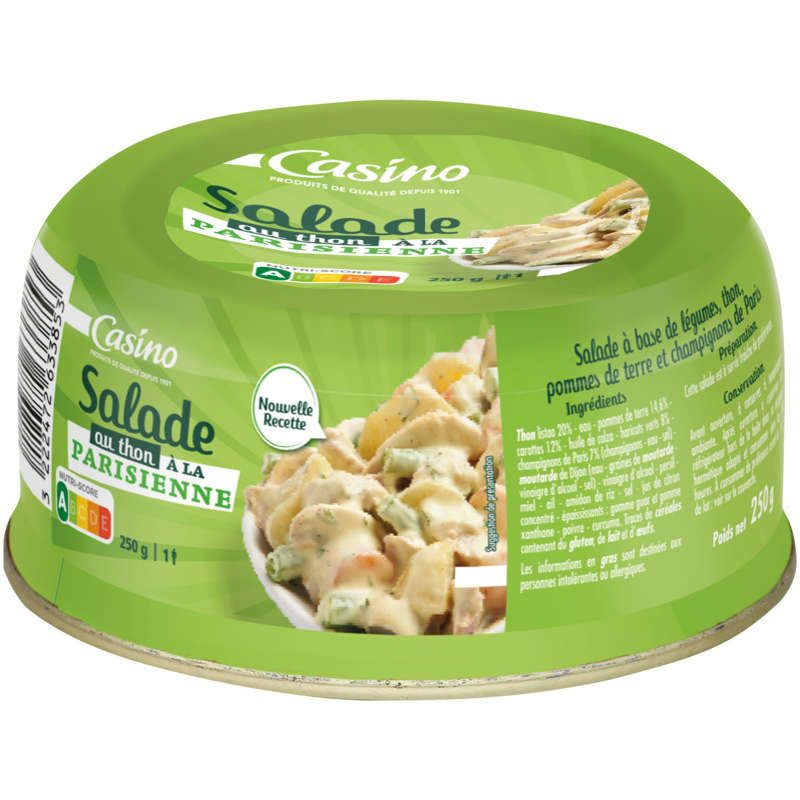 Casino Salade Parisienne Au Thon - 250G