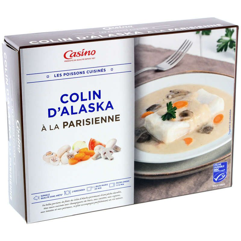 Casino Colin d'Alaska à la parisienne 400g