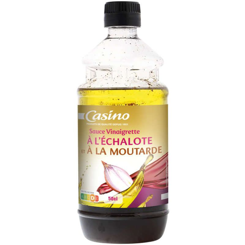 Casino Sauce vinaigrette - Echalote et moutarde - 50cl