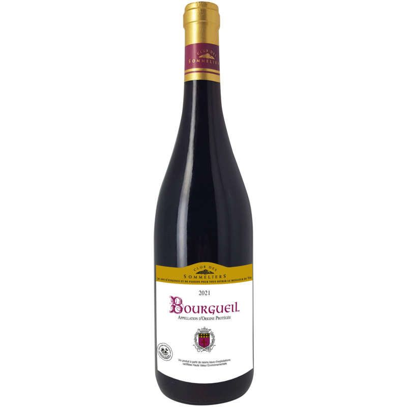 Club Des Sommeliers Bourgueil - Val de Loire - Vin rouge - 75cl