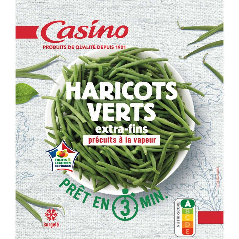 Casino Haricots verts - Extra fins - Précuits - 750g