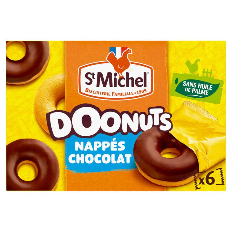 St Michel Doonuts nappés chocolat 180g